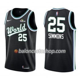 Camiseta Hombre NBA Philadelphia 76ers Ben Simmons 25 Nike 2019 Rising Star Swingman